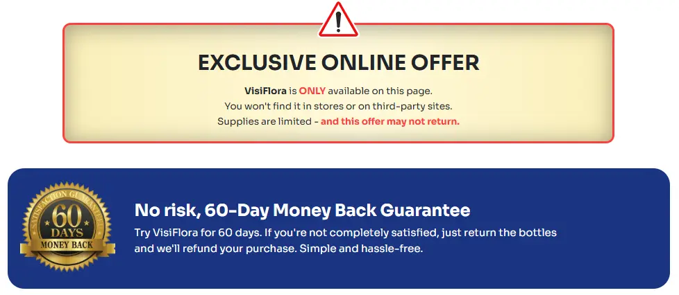 visiflora exclusive offer